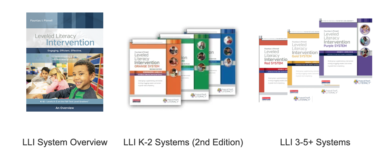 LLI Overview K-2 and 3-5 Systems 